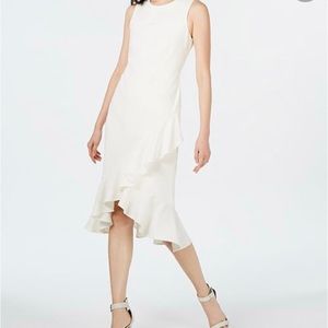 Ivory Calvin Klein Wrap Dress- NWT